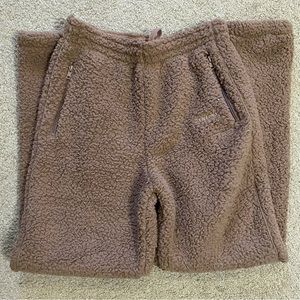 SKIMS Teddy Jogger in “Tiger’s Eye” size Small